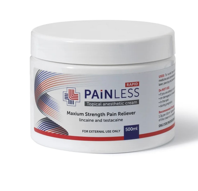 Painless RAPID Pre-Treatment Cream 500 ml 4 Painless RAPID Pre-Treatment Cream 500 ml