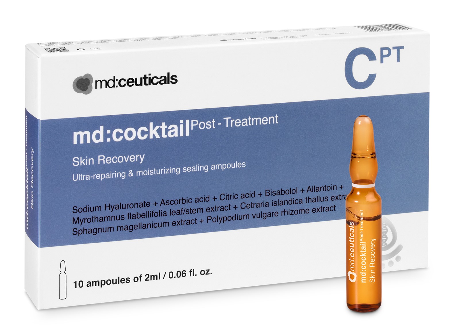 MD: Cocktail Post-Treatment Skin Recovery (10 x 2 ml) 4 MD: Cocktail Post-Treatment Skin Recovery (10 x 2 ml)
